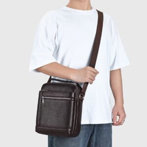 Hand-carrying Multifunctional Textured Shoulder Messenger Bag
